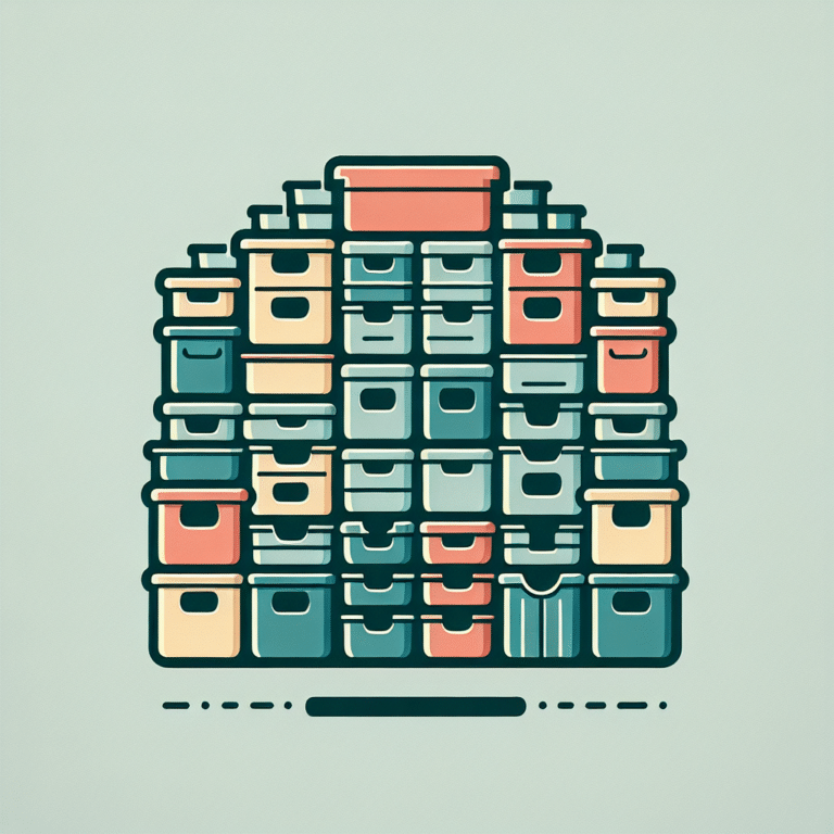 Stackable Bins for Easy Sorting