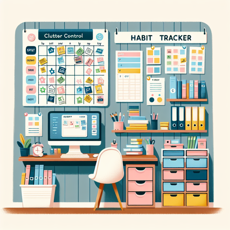 Habit Tracker Ideas for Clutter Control