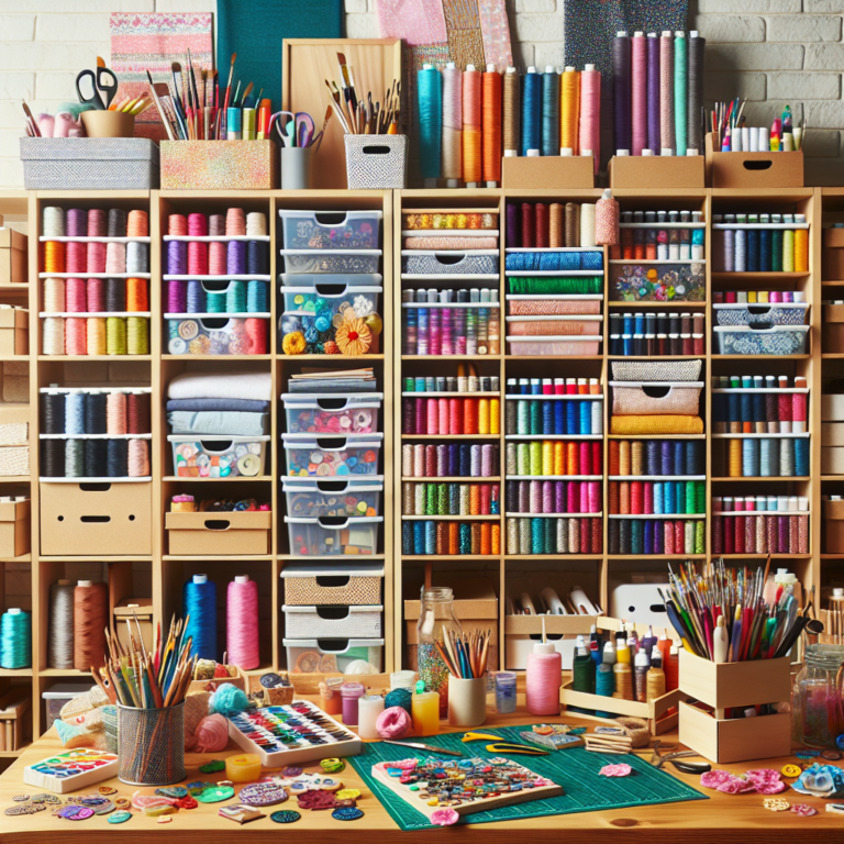 Storage Racks for Craft Supplies