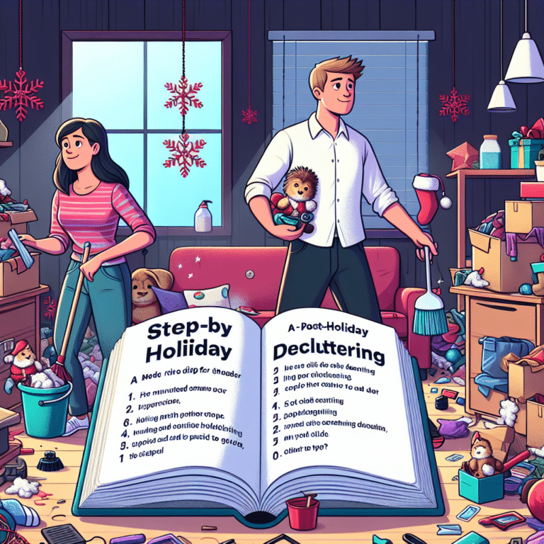 Step-by-Step Guide to Post-Holiday Decluttering for People with ADHD