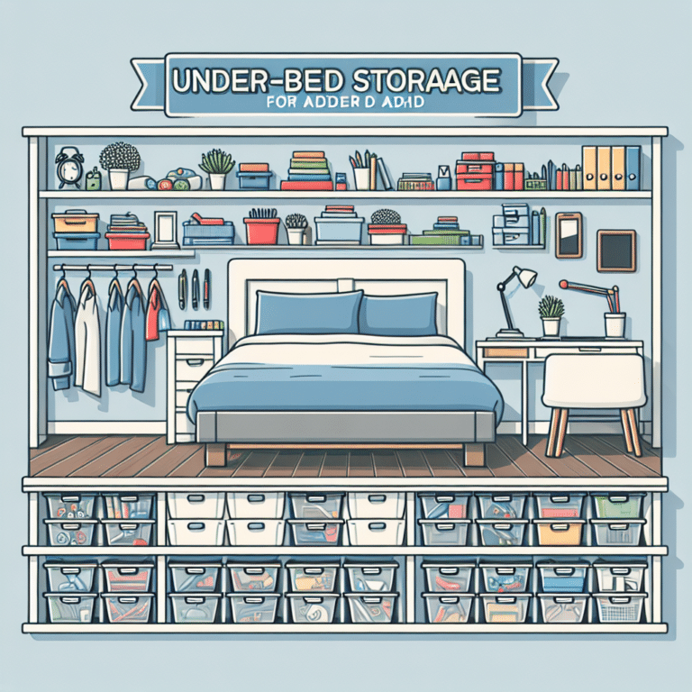 Under-bed Storage for ADHD