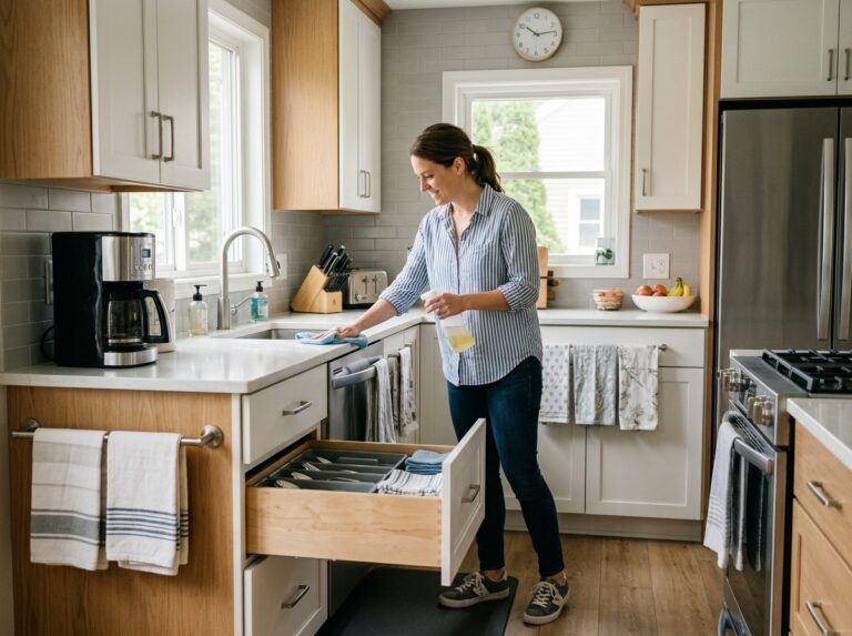 daily routine for tidiness