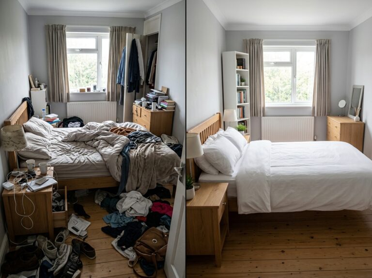 daily bedroom tidy habits