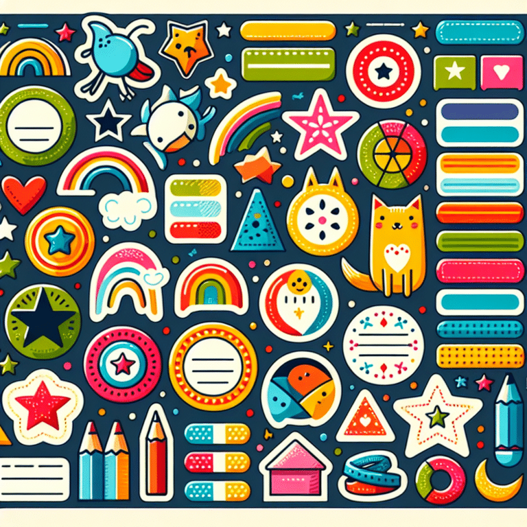 Stickers for Labeling Personal Items