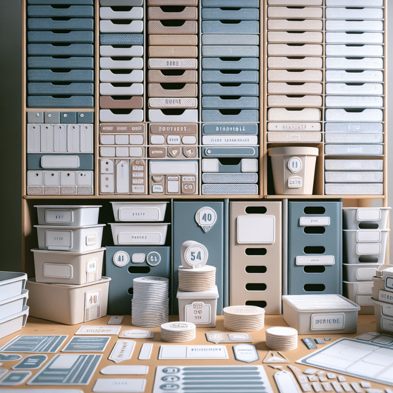 Printable Labels for Storage Bins
