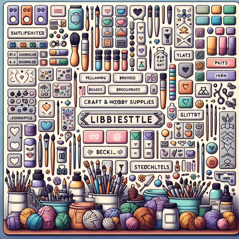 Labels for Craft and Hobby Supplies