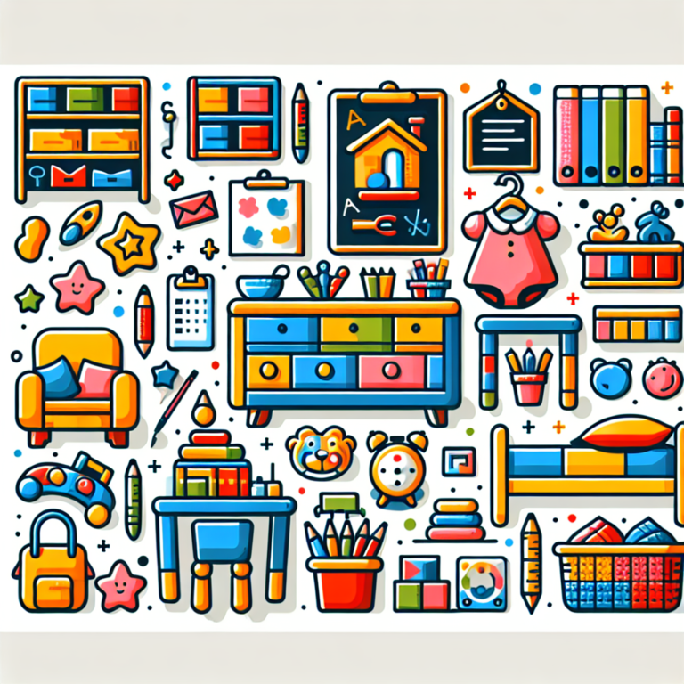 Visual Labels for Kids’ Rooms