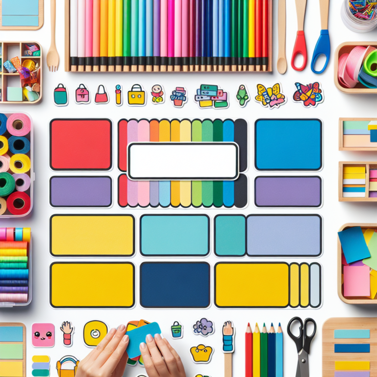 Color-Coded Labels for Home Organization