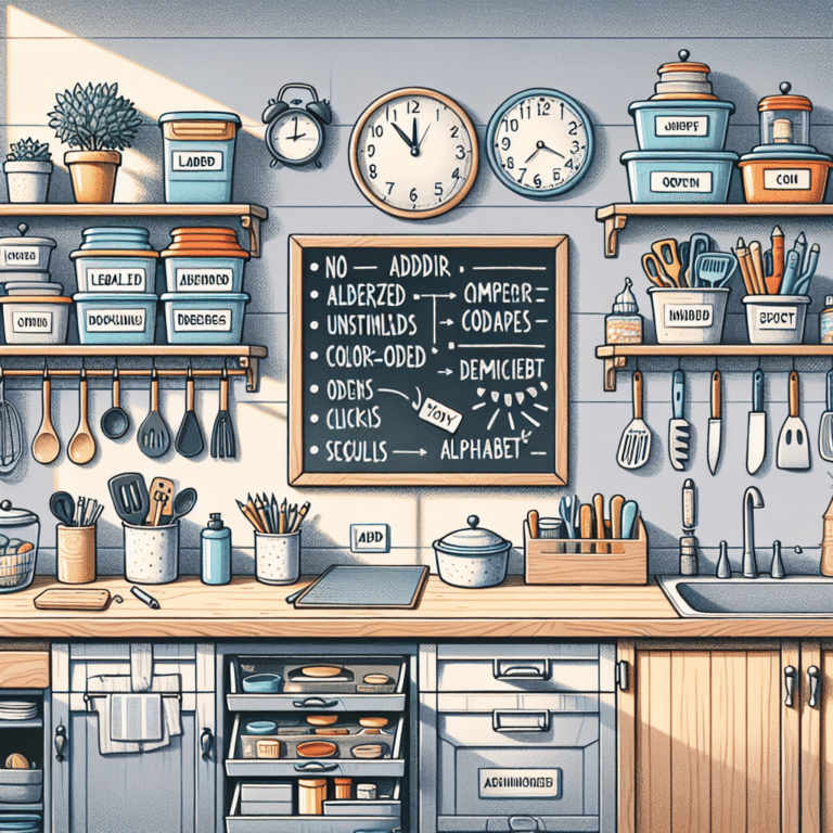 ADHD-Friendly Kitchen Organization Tips