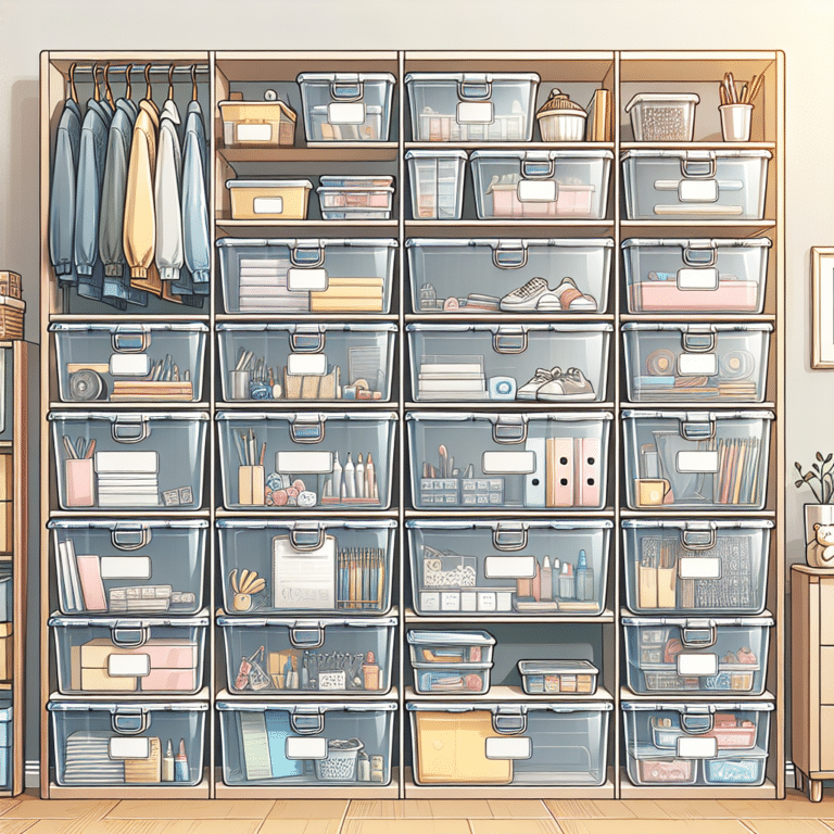 Clear Storage Boxes for Easy Access